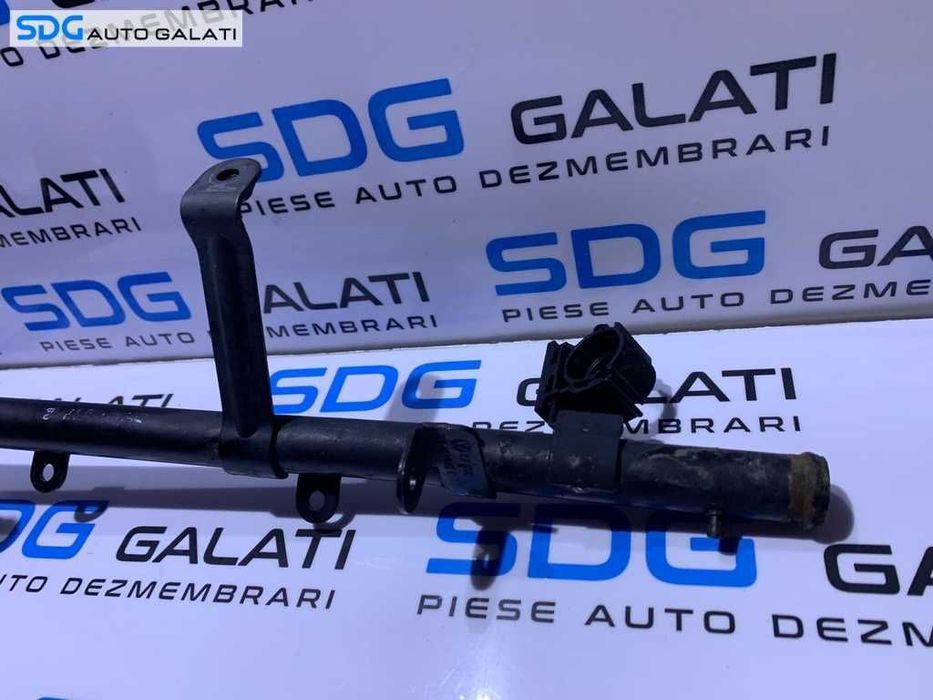 Teava / Conducta Apa Lichid Racire Motor Antigel VW Touareg 2.5TDI BAC BLK BPD BPE 2003 - 2010 Cod 7L6121065C [D0485]