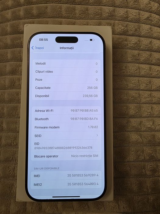 IPhone 16 pro , 256 GB