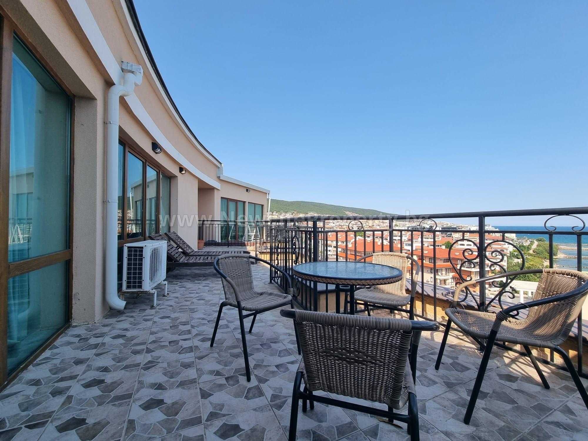 Двустаен апартамент с гледка море в „Grand Hotel St. Vlas“, Свети Влас