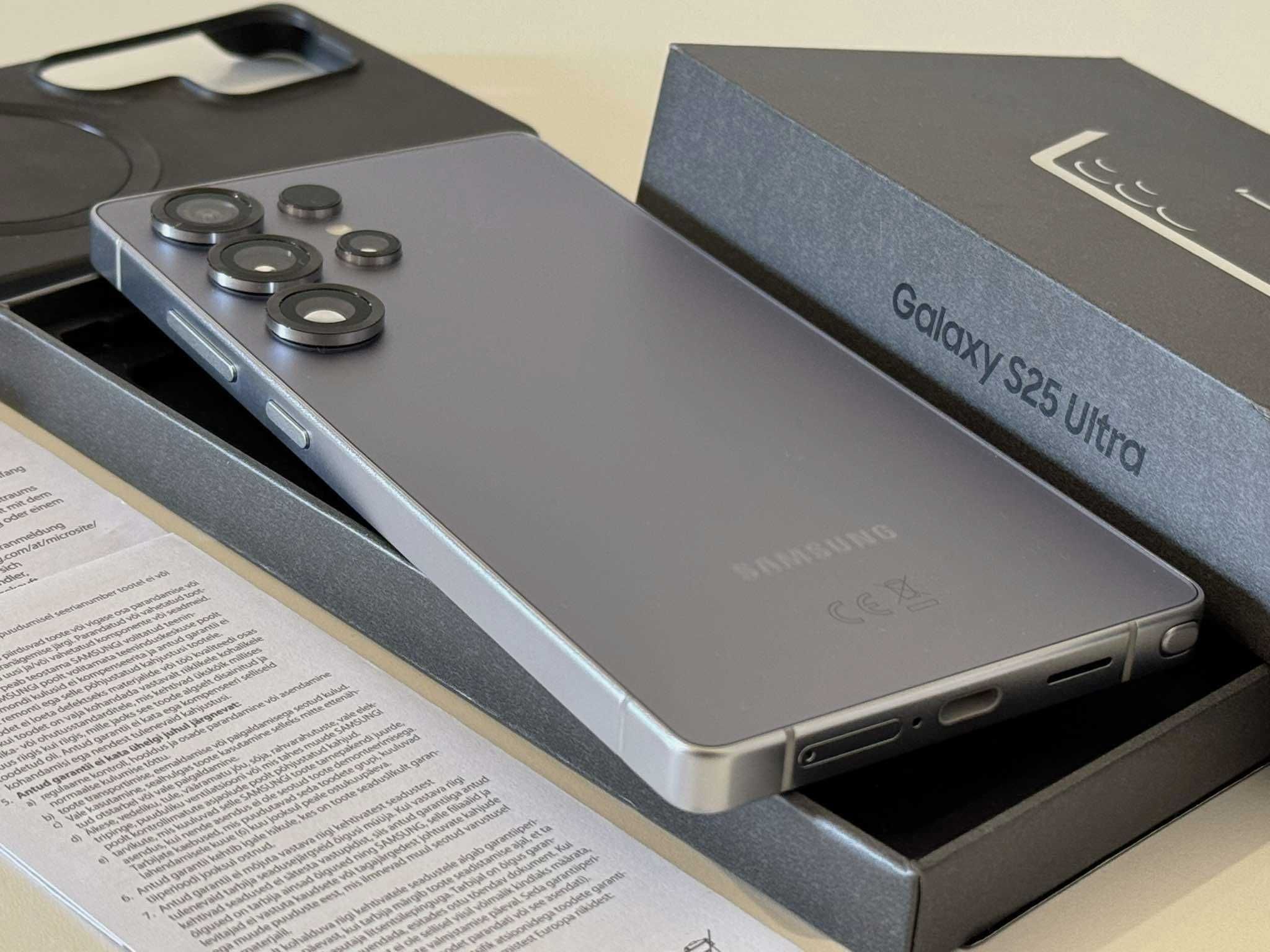 Бартер!Нов! Galaxy S25 Ultra Titanium Silver Blue (Сребърно синьо)