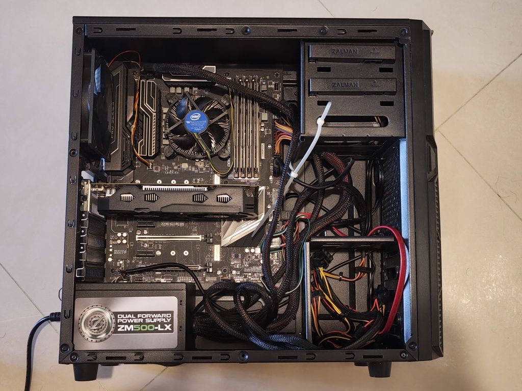 Геймърски компютър с i5-6600k
