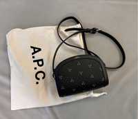A.P.C. Demi Lune Mini Crossbody Bag