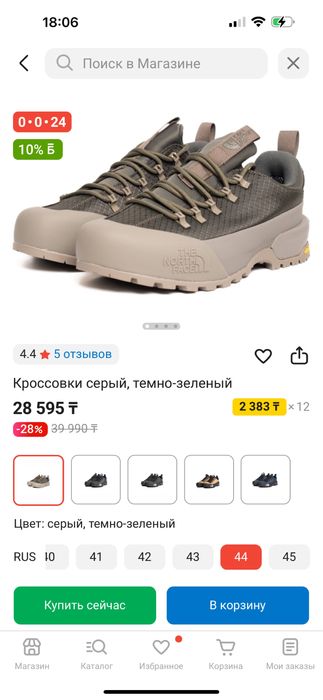 Теплые ботинки TNF