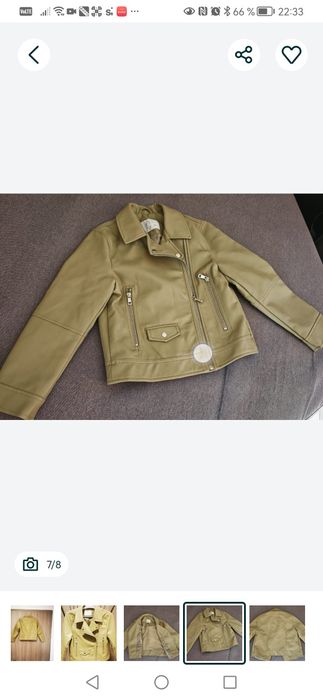 Geaca Zara pentru fete 7-8 ani