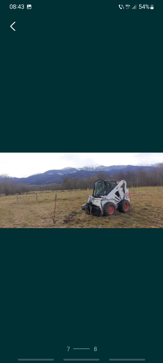 Gauri piloni . Stalpi gard.montaj fose septice.excavare miniexcavator