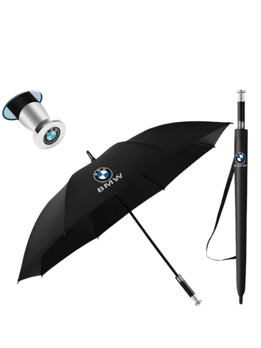 Зонт с авто-логотипом: водоотталкивающий