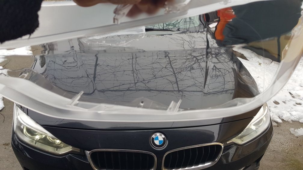 Geam sticla far BMW F01 2009-2015   F30 2011> xenon, Non Facelift
