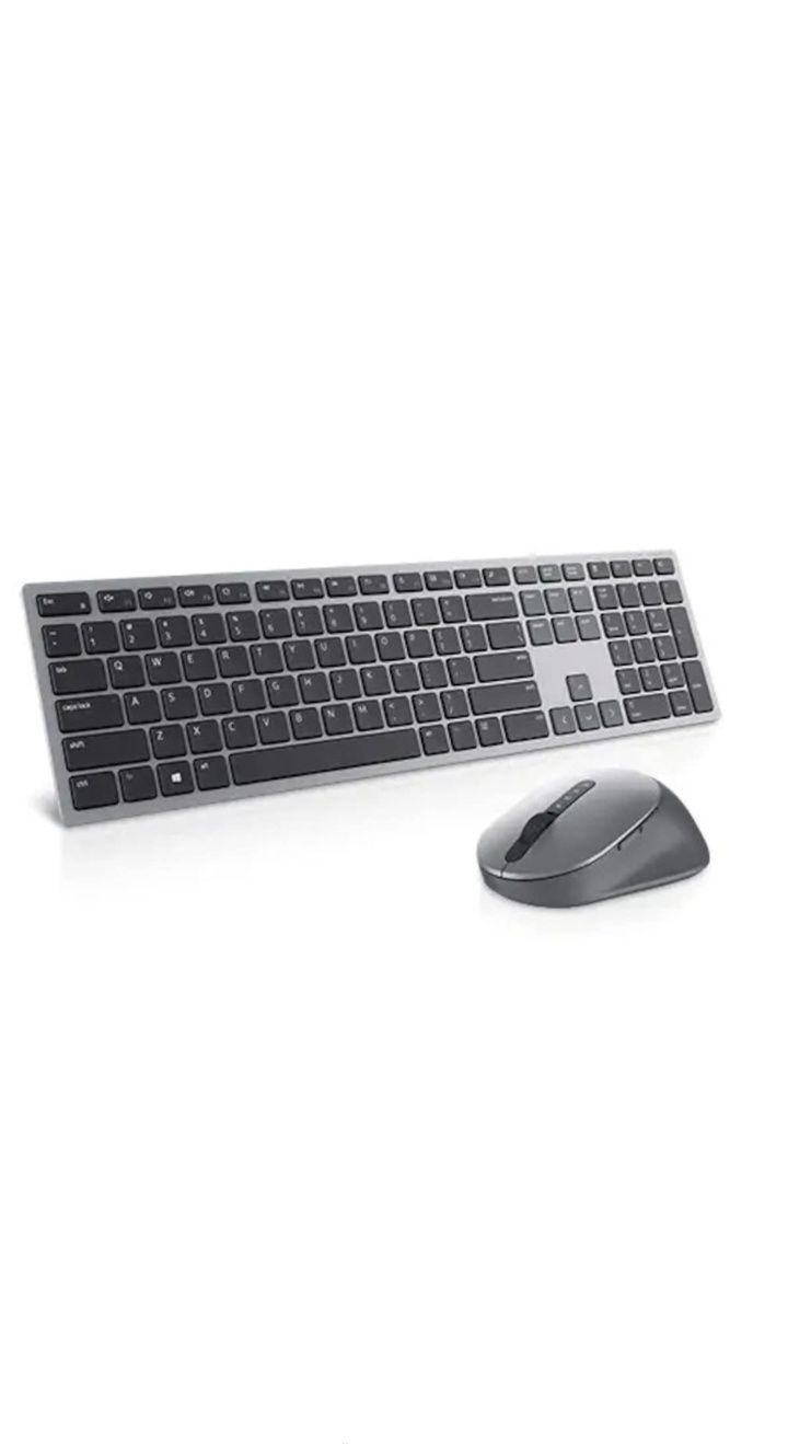 Комплект Безжични Клавиатура + Мишка Dell Premier KM7321W, 2.4GHz&Blue