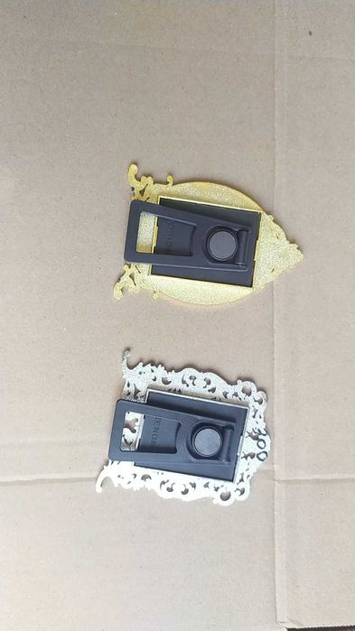 Магнитики на холодильник в виде рамок + подставка (как картинка)