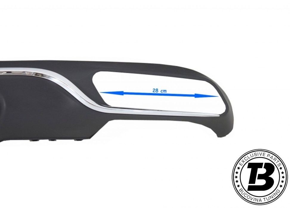 Difuzor Bara Spate cu Ornamente compatibil cu Mercedes E Class W213 A Design