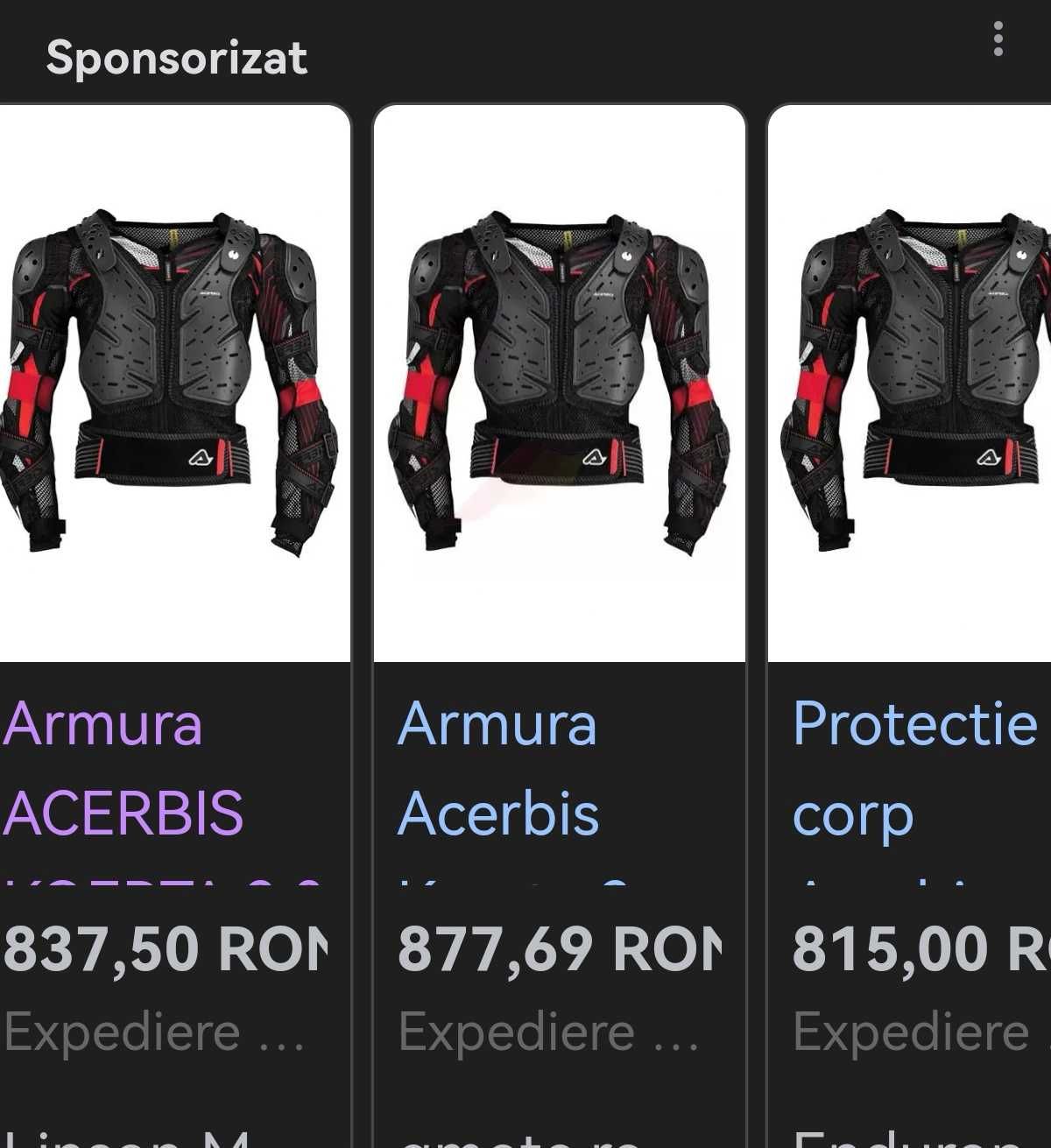 Armura moto Enduro Acerbis