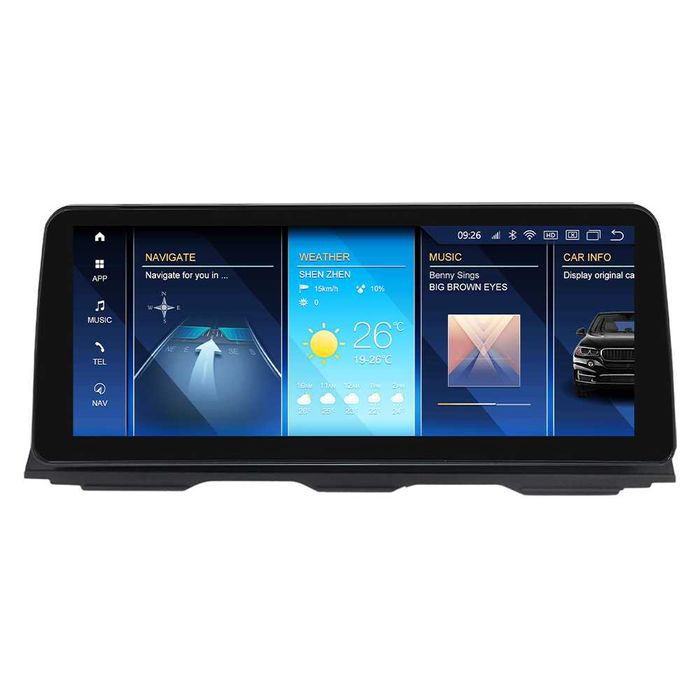 Navigatie BMW Seria 5 F10 F11 F07 4/8 GB RAM Android Carplay SIM Camer