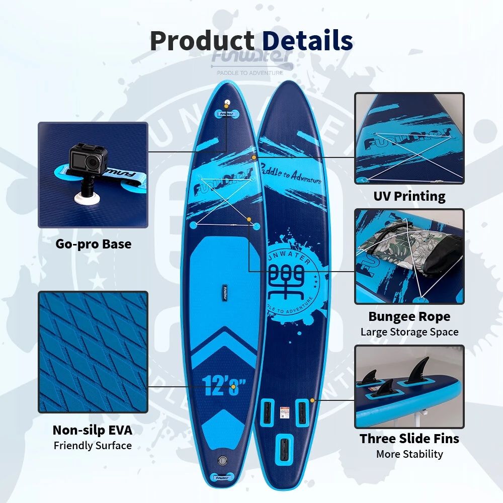 SUP 385 cm наличен Падъл борд Paddle board FUNWATER