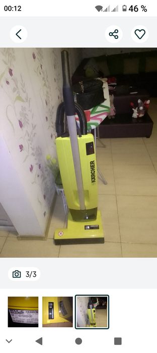 Vând aspirator Karcher pt mochete covoare