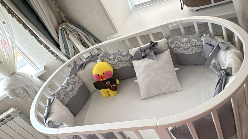 Продам детскую койку новое ребенок не спала ни одного дня