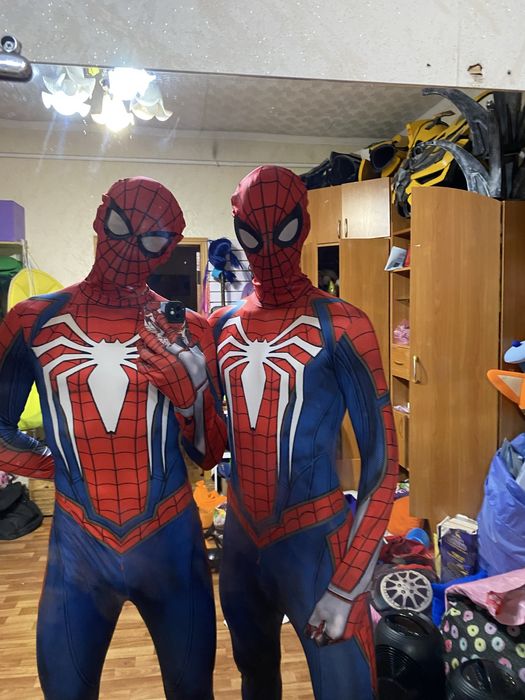 Костюм человека паука новые