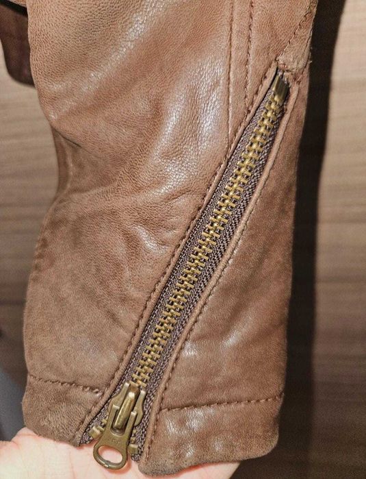 Jacheta vintage de piele Asos