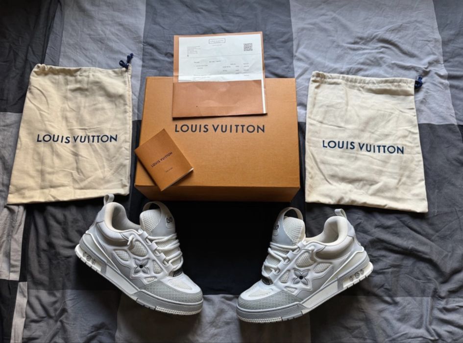 louis vuitton skate grey