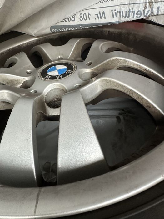 Jante BMW seria 3 E90 205 55 16 + Cauciucuri iarna