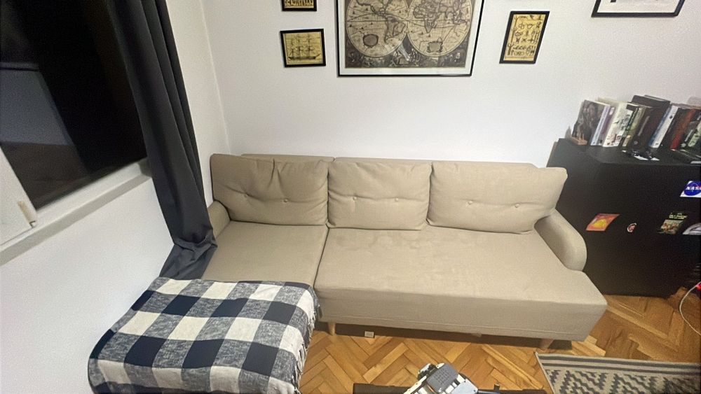Разтегаем ъглов диван ИКЕА
