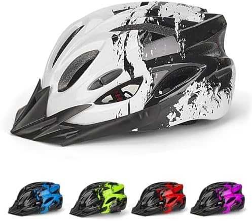 Нова детска Лека безопасна детска каска с 18 отвора и сенник за колело