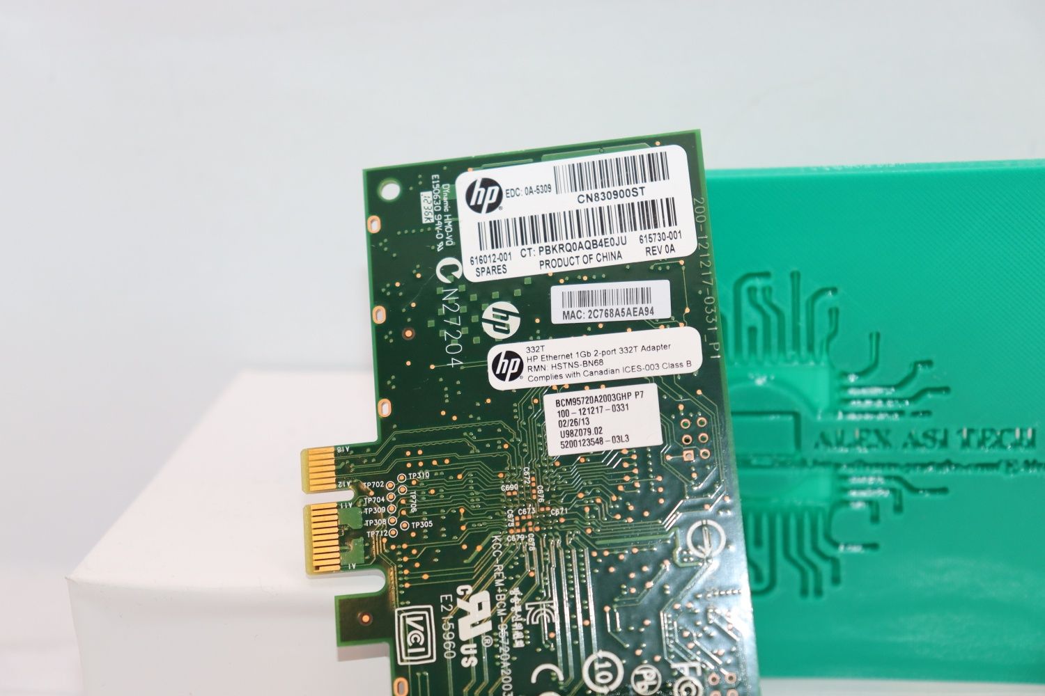 Placa Retea Server/Nas/Ws HP Ethernet BCM5720 332T 1Gb  Dual Port