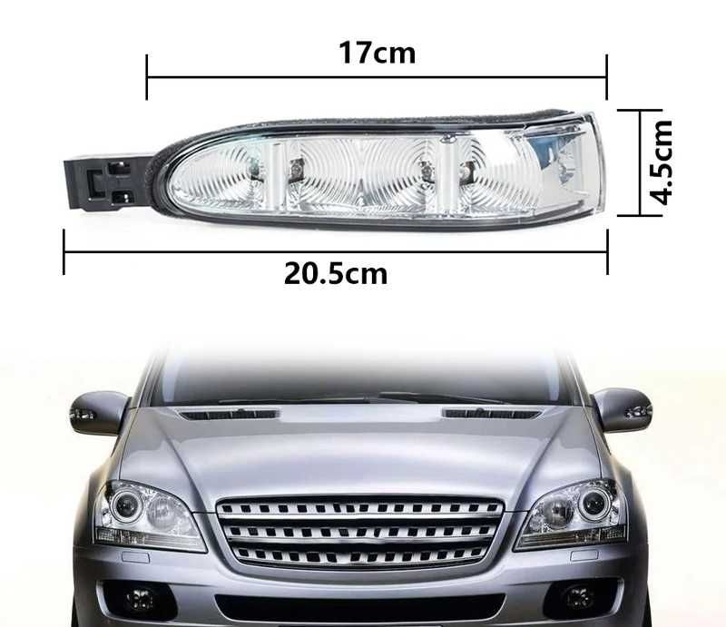 НОВИ !Супер Ярки LED Мигачи Огледала Mercedes ML/GL 164 /R 251  Canbus