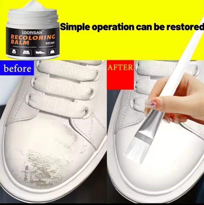 Crema reparație Piele , Vopsea Reparatii Adidași Scaune Tapițerie 30ml
