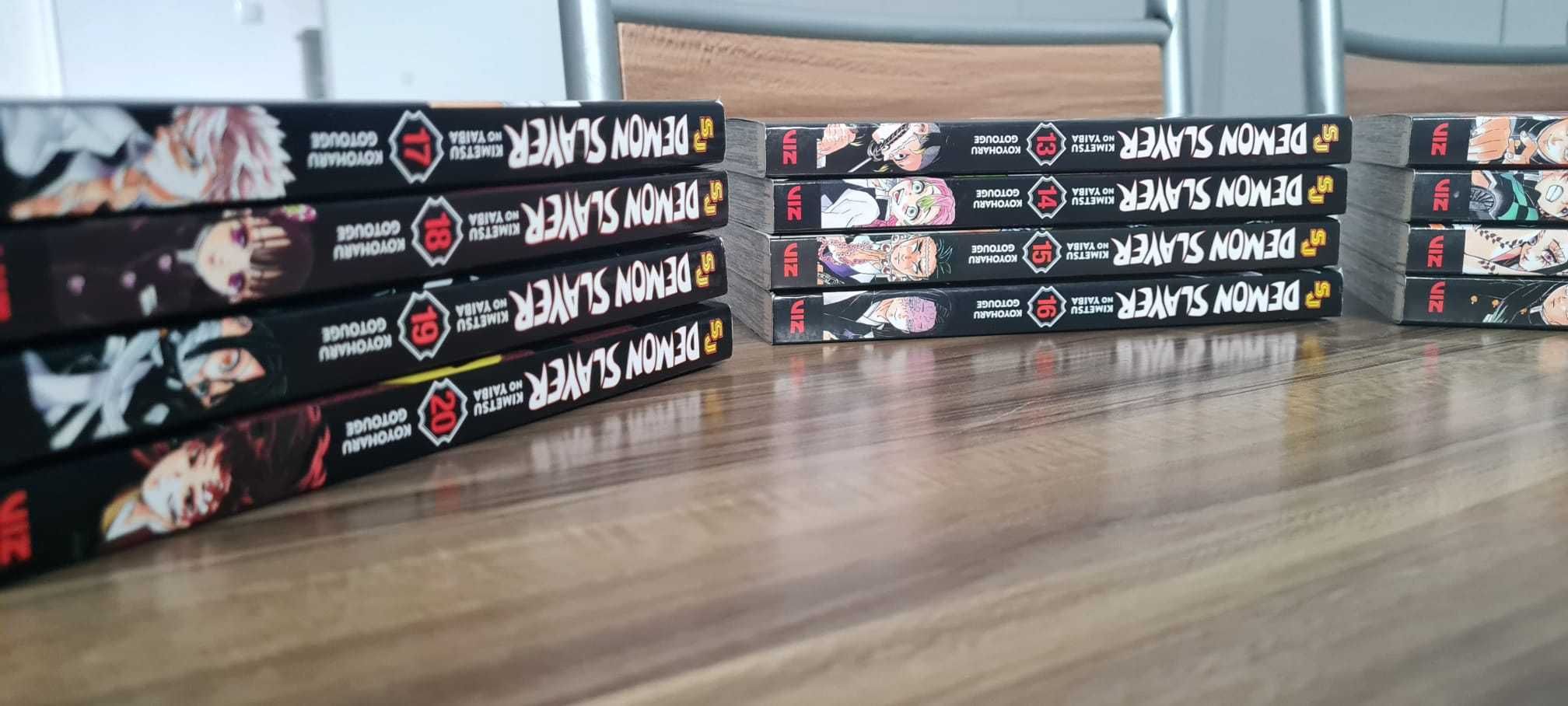 Manga Demon Slayer  Vol 1, 5-8,  10-20