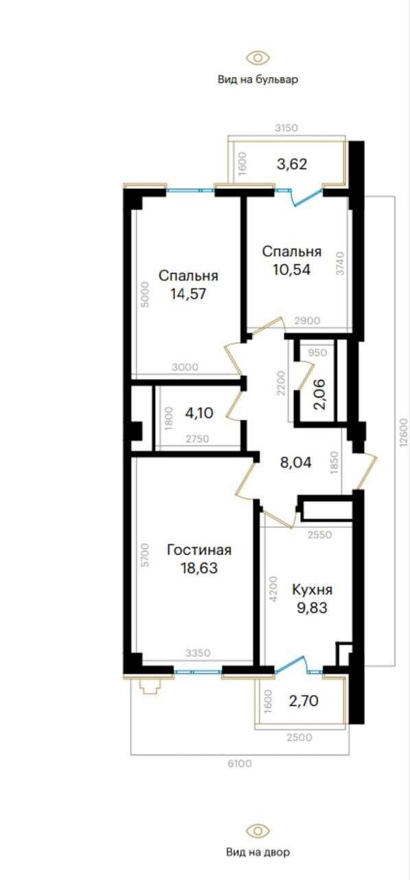 продается коробка в  мирабад авеню   (119489)