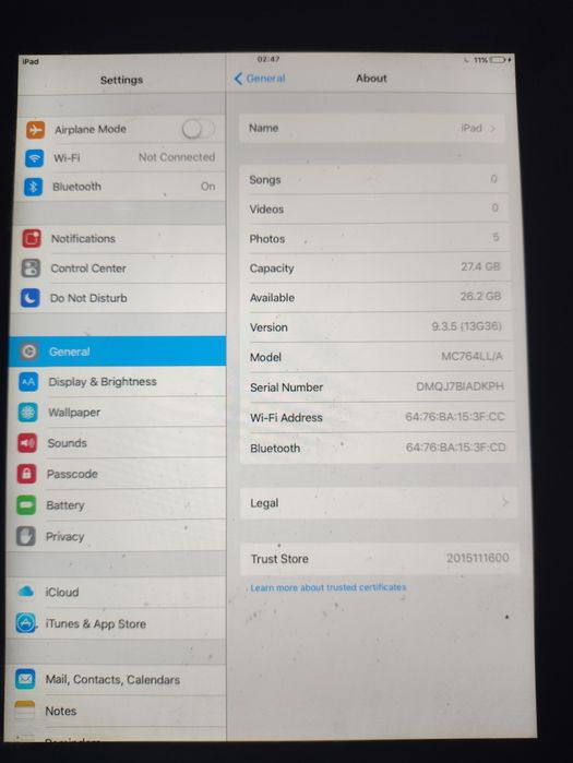ipad старенький все работает