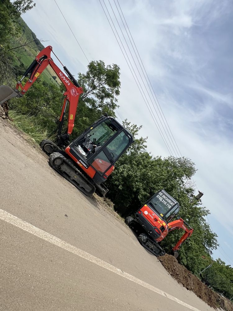 Închiriez Miniexcavator 3tone!