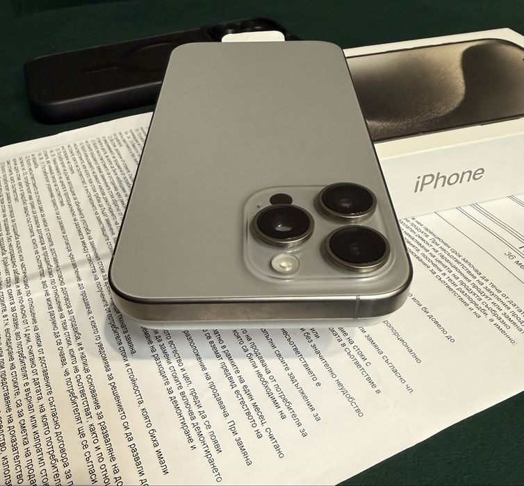 Iphone 15 Pro Max 256GB 5G Natural 36м. ГАРАНЦИЯ ПОДАРЪК