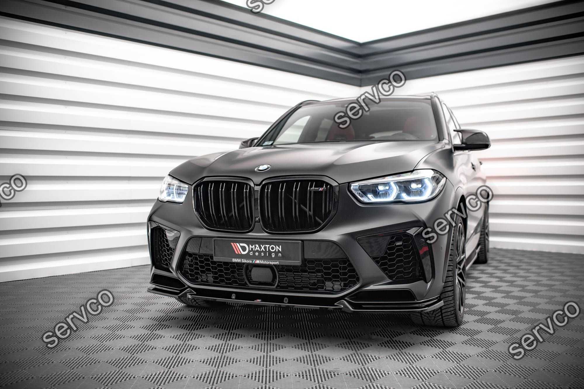 Prelungire splitter bara fata Bmw X5M F95 2018- v1 - Maxton Design