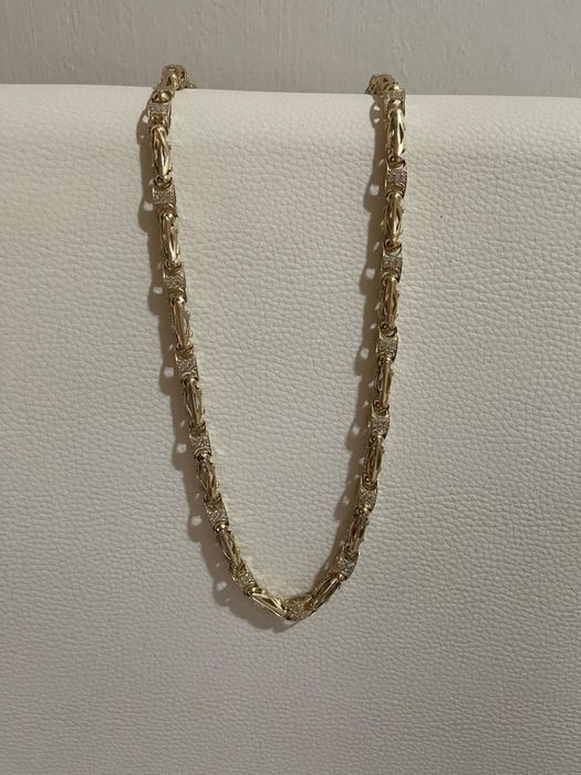 Lant aur 14k, model Cartier