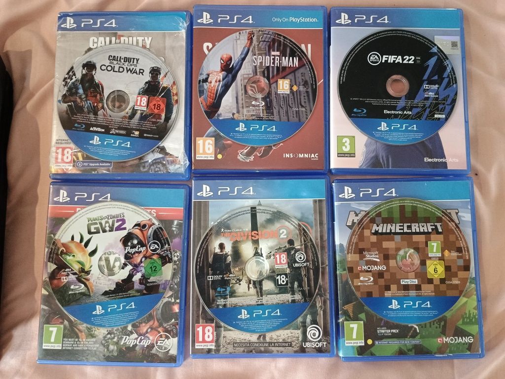 PS4  cu 6 jocuri