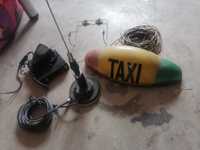 Stație radio, antenă și casetă taxi