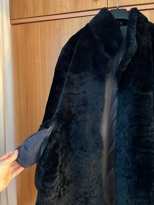 Haină de blană mouton dore mărimea 44 (corespunde M)