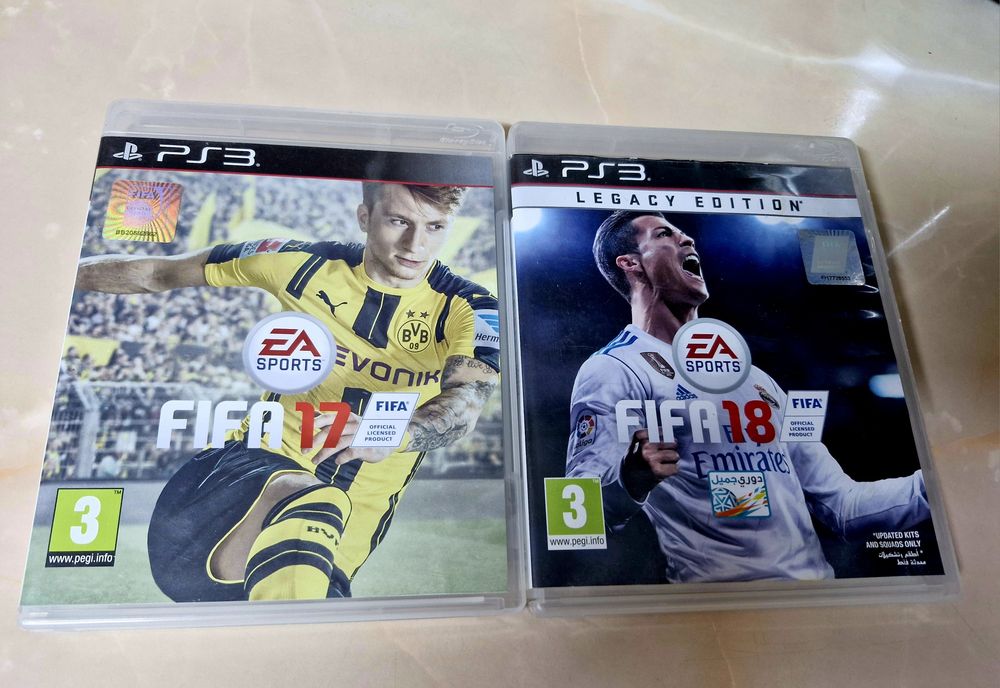 Fifa 17/18/Tekken/Dragon B/NFS/F1/Grand T/Grid Xbox 360/PS 3