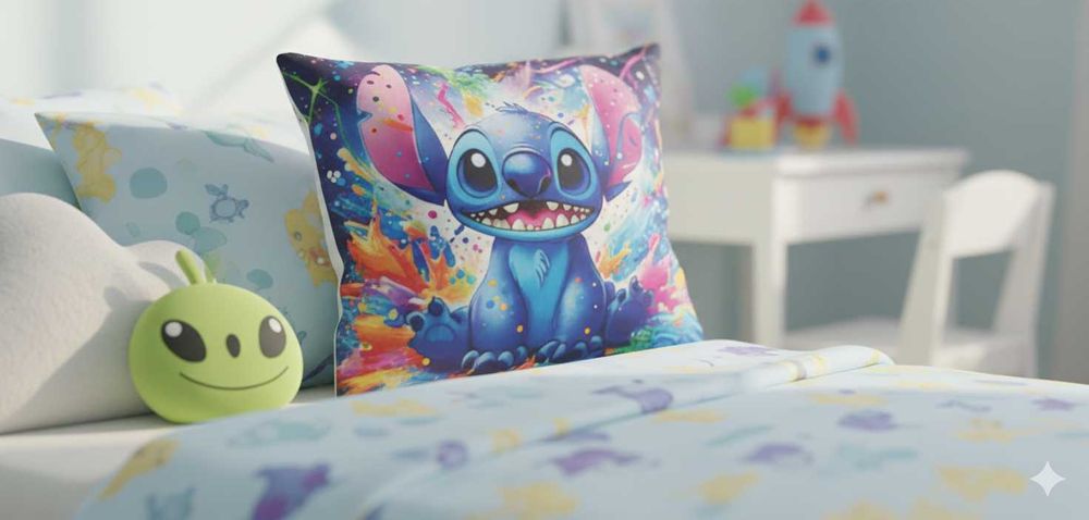 Perna  cu imprimeu Stitch