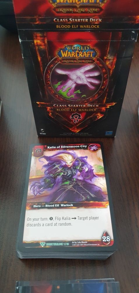 World of Warcraft trading card game WOW TCG Class starter