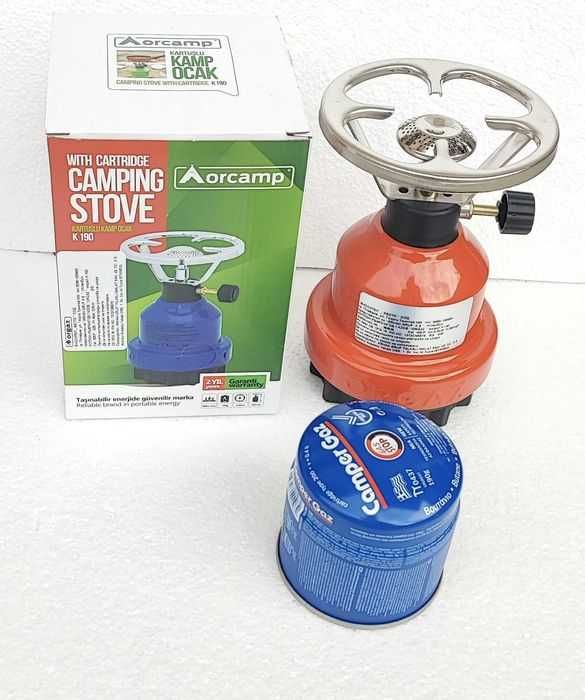 Къмпинг газов котлон с бутилка . Portable Camping Stove( нова стока)