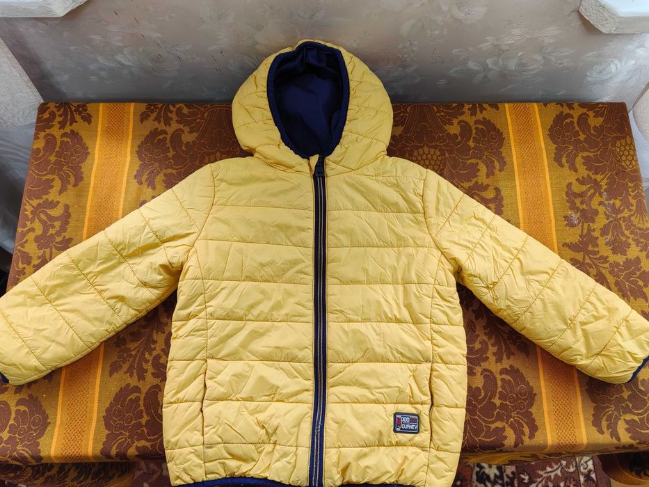 Куртка детская зимняя на мальчика 1-1,5 года