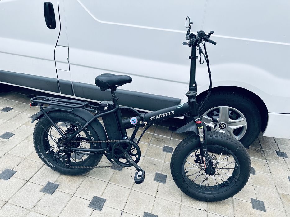 Bicicleta electrica 2 baterii asistat/acceleratie