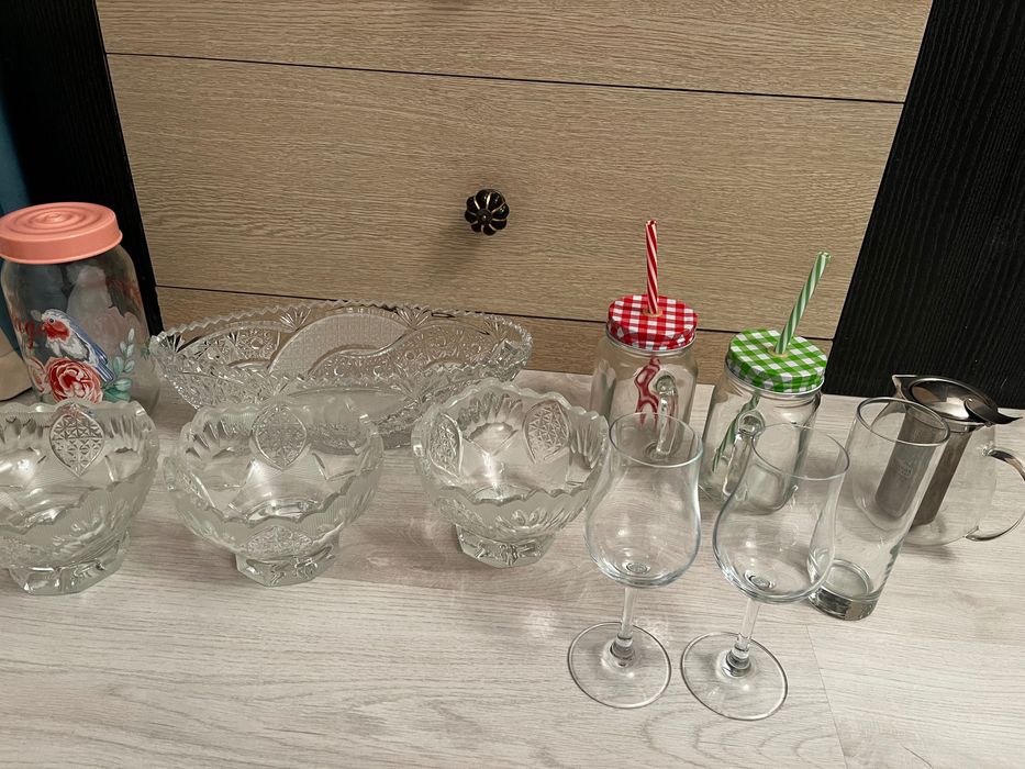 Посуда хрусталь разное