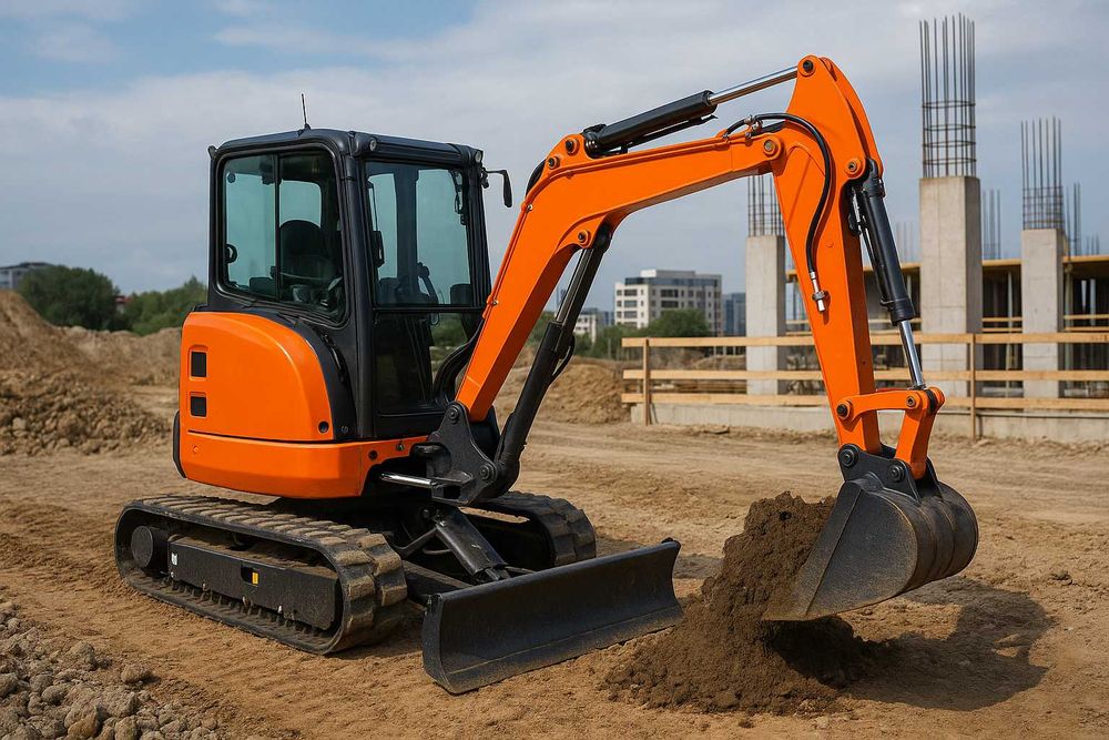 Sapături miniexcavator – șanț , gard / fundații / piscine