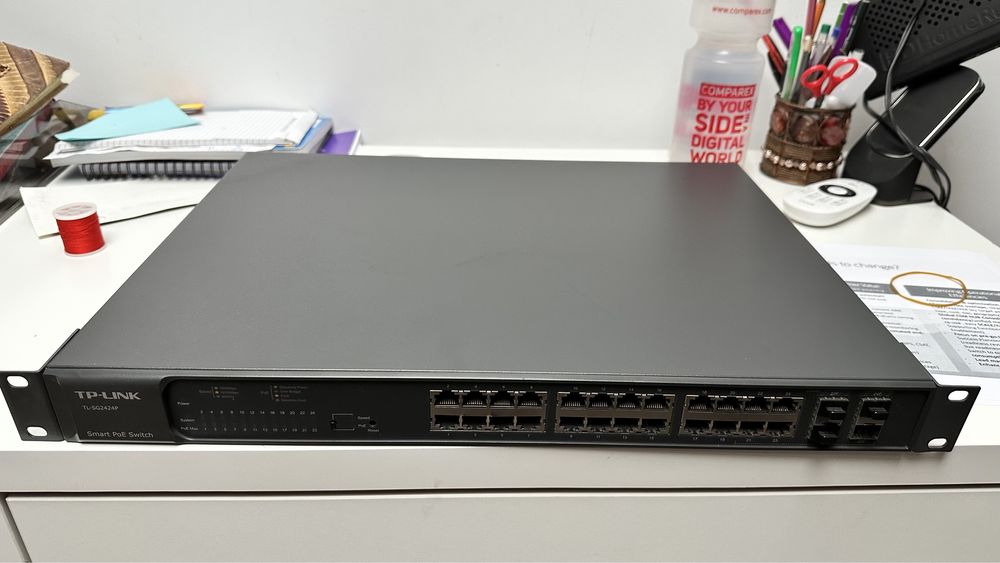 Switch TP-Link TL-SG2424P Gigabit PoE+ 24 port 4 sloturi SFP