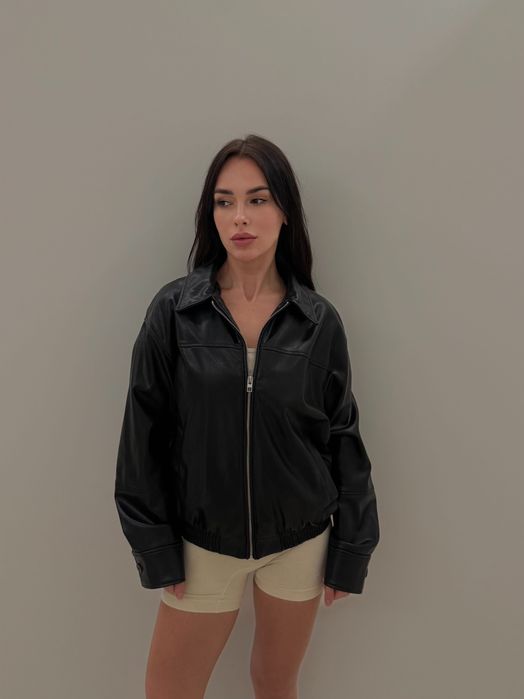 Кожаная куртка Zara
