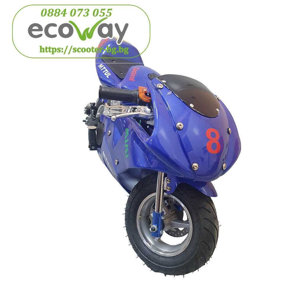 Детски бензинов пистов мотор EcoWay P7-01 Pocket bike 49CC/30km/h