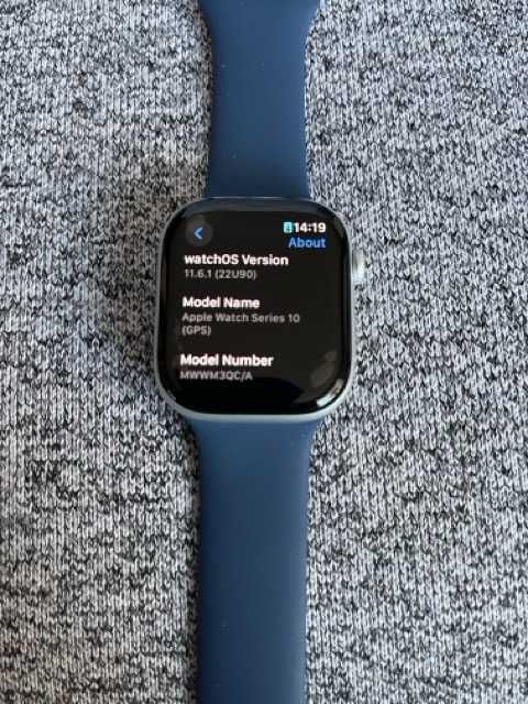 Ceas Apple 10 GPS 46 mm Silver